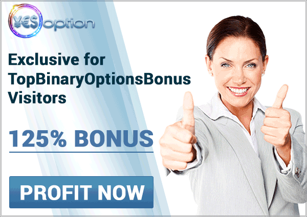 YesOption deposit bonus 125%